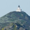 Phare sur l'île Sanguinaire en Corse au large du golfe d'Ajaccio